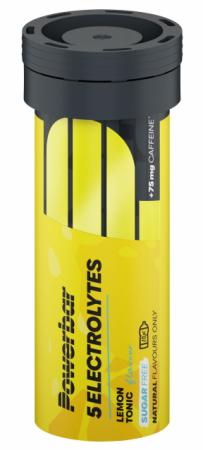 Tablety PowerBar ELECTROLYTES citron a tonik s kofeinem 10 tablet