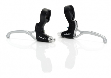 brzdové páky XLC BL-V05 P+L V-br. pro otočnou rukojeť Al černo/stříbrné