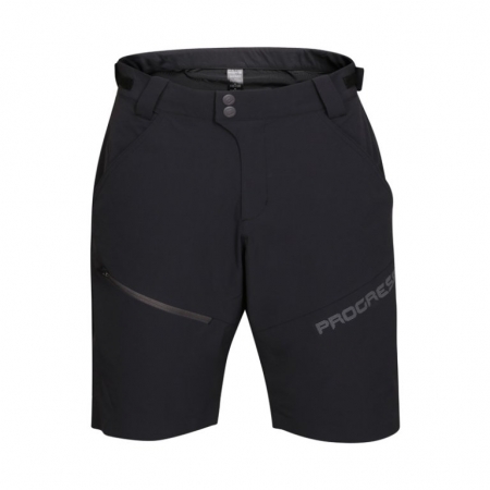 kalhoty krátké pánské Progress GENIUS BIKE SHORTS černé