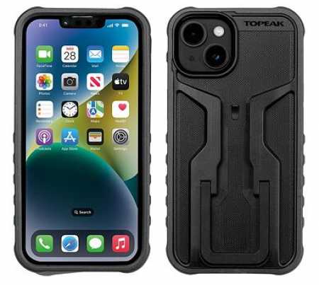 obal na mobil TOPEAK RIDECASE pro iPhone 14 Pro černo/šedý