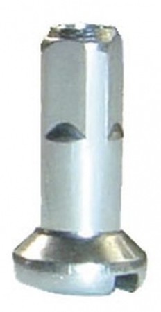 nipl CnSpoke mosaz 2x12mm stříbrný