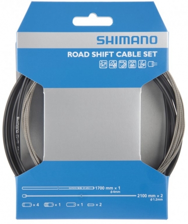 bowdeny+lanka Shimano silniční SP41 set černý