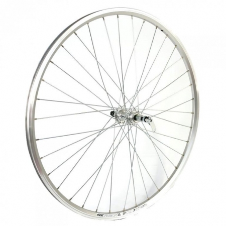 kolo zapletené 28" 622-19 Dragon zadní RU SH 36 děr stříbrné Union/CnSpoke