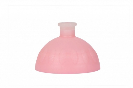 víčko na lahev R&B růžové/čirá