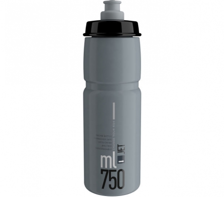 lahev ELITE JET šedá/černé logo 750 ml