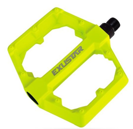 pedály BMX EXUSTAR PB70 neon žluté