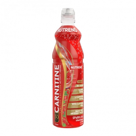 nápoj Nutrend CARNITINE with caffeine 750ml JAHODA+MÁTA