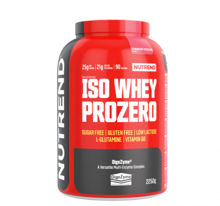 nápoj Nutrend ISO WHEY PROZERO 2250g jahodový cheesecake
