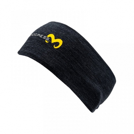 čelenka Progress HEADBAND merino šedý melír