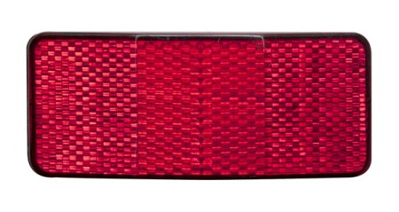 Odrazka zadní na nosič 2 šrouby (10ks)