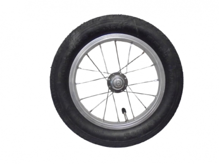 kolo zapletené obuté 12" 203-21 přední 16 děr stříbrné Remerx/Ralson silniční