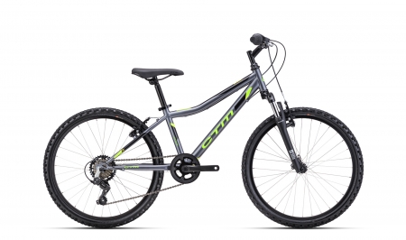 CTM BERRY 2025 matná šedá / neónovozelená