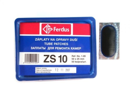 záplaty Ferdus ZS10 50x25 50ks/2.24/ks