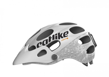PŘILBA CATLIKE YELMO R004 ŠEDO-BÍLÁ