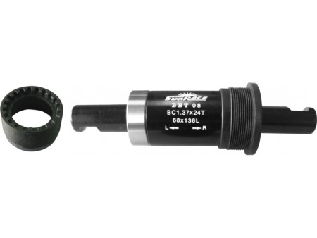 osa středová SUNRACE BBT08 37-136 klínková