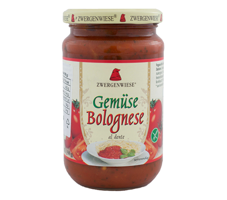 omáčka boloňská zeleninová ZWERGENWIESE 350g