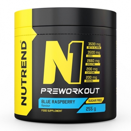 nápoj Nutrend N1 PRE-WORKOUT 255g modrá malina
