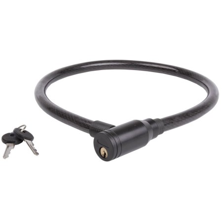 zámek 15x800mm pletený černý