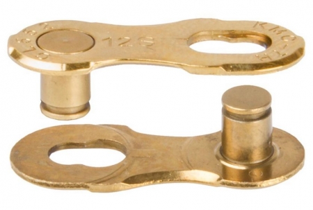 spojka řetězu KMC 11kolo 1/2x11/128 zlatá 2 kusy