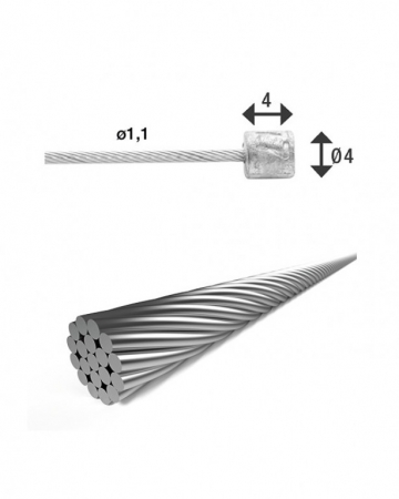 Lanko řadící XLC SH-X17 1,1/3000mm
