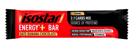 tyčinka ISOSTAR Energy + Datle / Banán / Čokoláda 32g