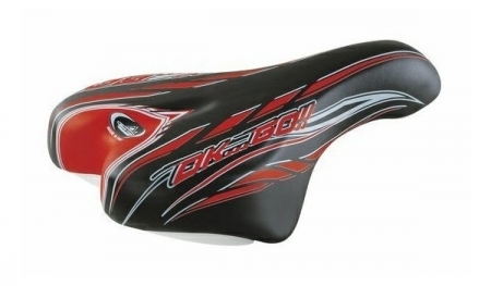 sedlo MONTE GRAPPA 996-RO dětské černo/červené