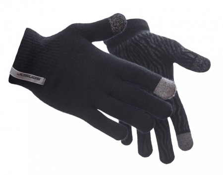 rukavice SENSOR MERINO černé