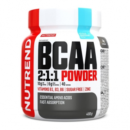 nápoj Nutrend BCAA 2:1:1 Powder 400g modrá malina