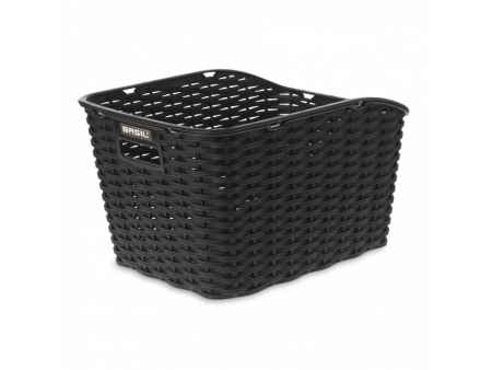 koš BASIL Weave WP nosičový rattan syntetický černý