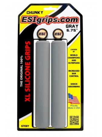 gripy ESI XL Chunky šedé