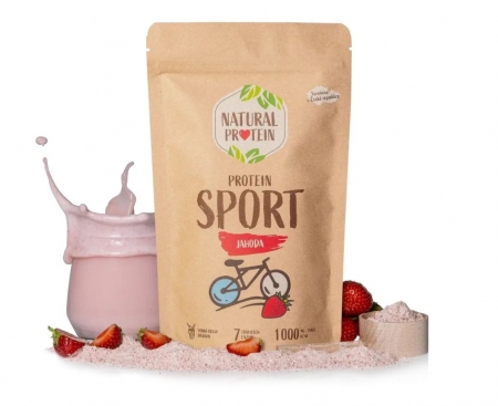 nápoj NaturalProtein protein SPORT 350g jahoda