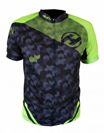 dres krátký pánský HAVEN SINGLETRAIL černo/zelený