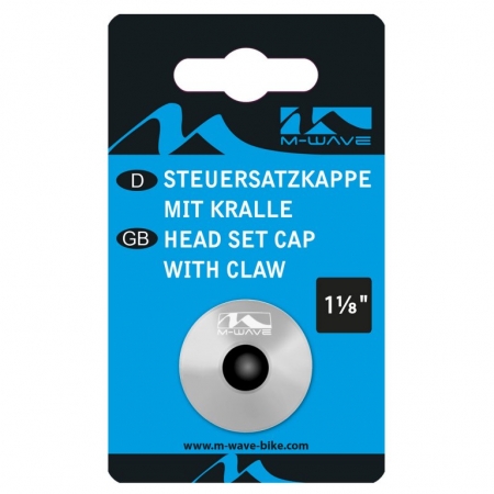 zátka AH+ježek M-Wave 11/8 stříbrná