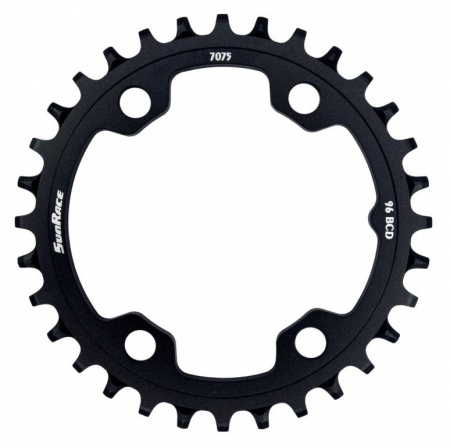 převodník 30z SunRace CRMX30.30 1x8-12 BCD96 ASYMETRIC