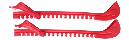 chrániče krasobruslí plastové červené