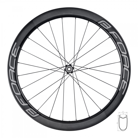 kolo zad.siln. F TEAM SP KARBON DISC SH 50 plášť.