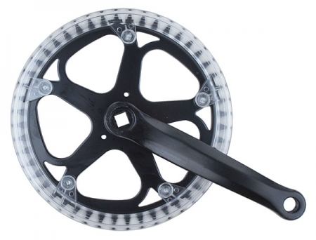 Jednopřevodník LASCO Fe/plast 48 zubů černá