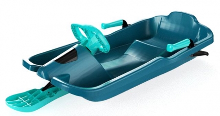 kluzák s volantem Plastkon Skipper zelený