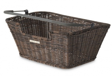 koš BASIL Capri Rattan Look nosičový syntetický hnědý