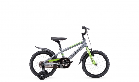 CTM TOMMY 2025 matná šedá / limetková