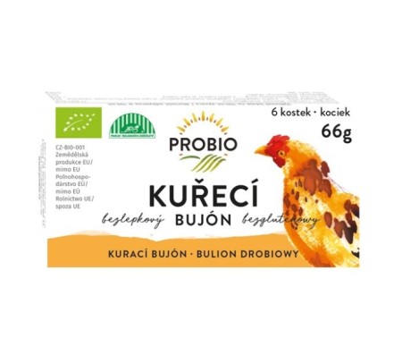 bujón kuřecí - kostky 6x0,5l PROBIO