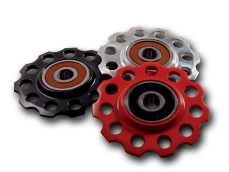 kladky přehazovačky ShamanRacing 11z. červené