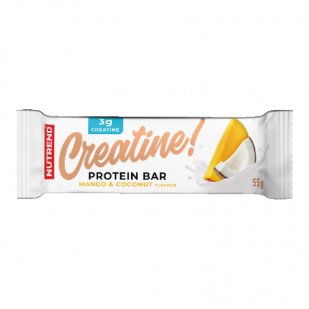 tyčinka Nutrend Creatine! Protein Bar mango a kokos v jogurtové polevě 55g