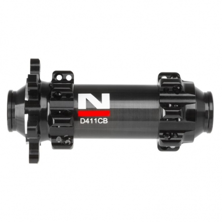 náboj Novatec D411CB 28d carbon přední