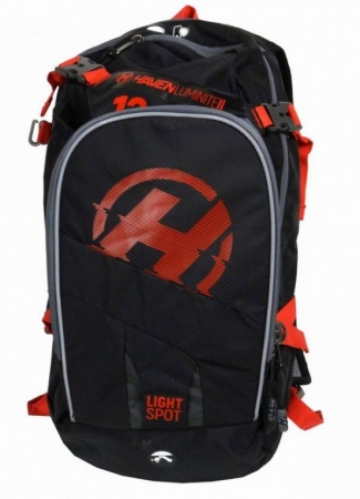 batoh HAVEN LUMINITE II 12l černo/červený bez rezervoáru