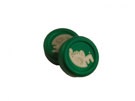 zátky řídítek ShamanRacing zelené