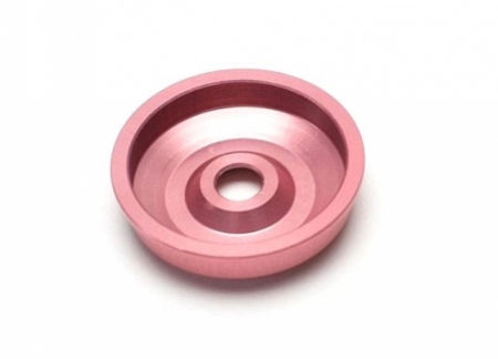 víčko hlavového složení ShamanRacing 1 1/8 hluboké 5mm růžové