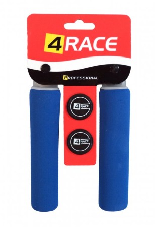 gripy 4RACE pěnové tvrzené 130mm modré