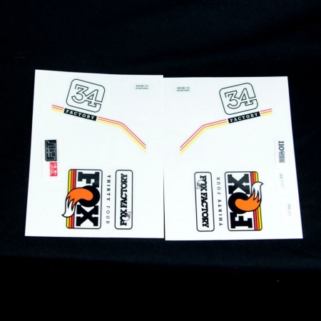 NÁLEPKY FOX NA VIDLICI 34 SADA