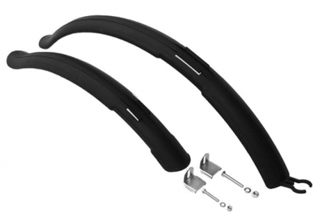 blatníky 26" šíře 57mm krátký úchyt černé